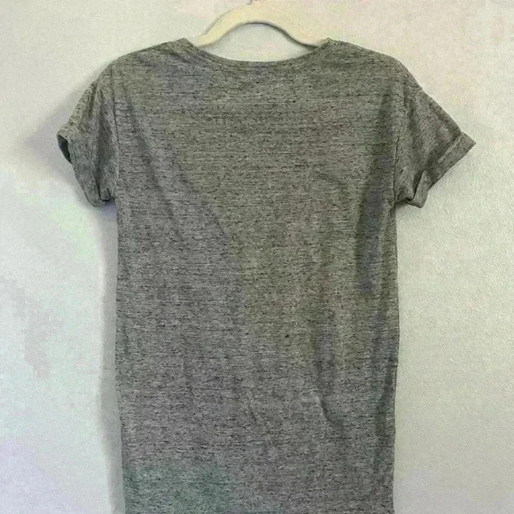 Awake Women’s Solid Grey Short Sleeve Tee Size Small - Picture 2 of 3